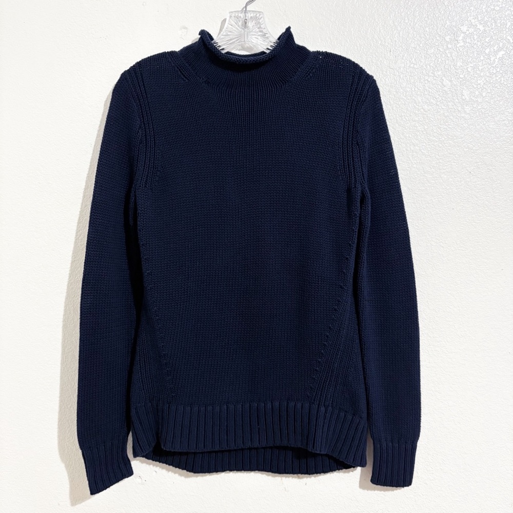 J. Crew Navy Turtleneck Sweater